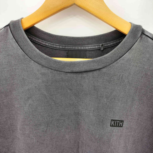 キス KITH ワンポイント ラバーボックスロゴ クロップド 長袖Tシャツ カットソー レディース XL