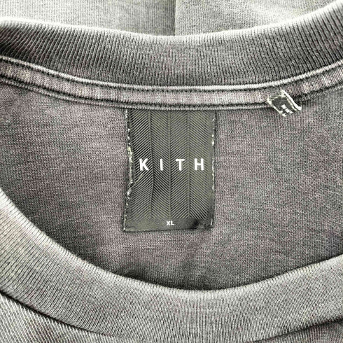 キス KITH ワンポイント ラバーボックスロゴ クロップド 長袖Tシャツ カットソー レディース XL