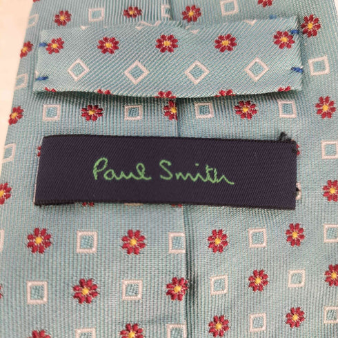 ポールスミス Paul Smith 花柄 シルクネクタイ メンズ