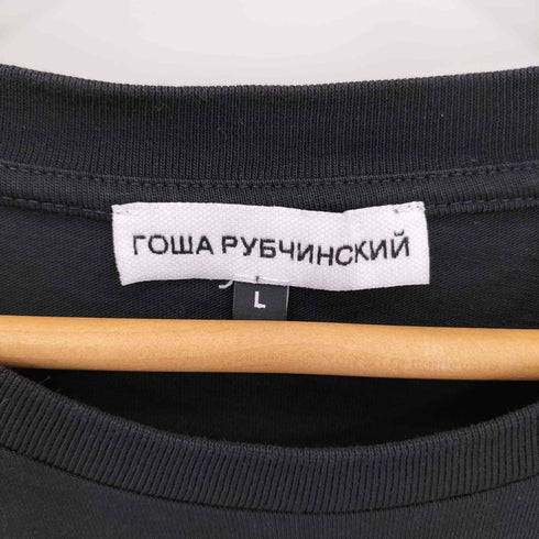 ゴーシャラブチンスキー Gosha Rubchinskiy フロントロゴプリント クルーネック半袖Tシャツ カットソー メンズ L