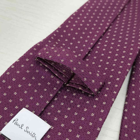 ポールスミス Paul Smith 花柄 シルクネクタイ メンズ
