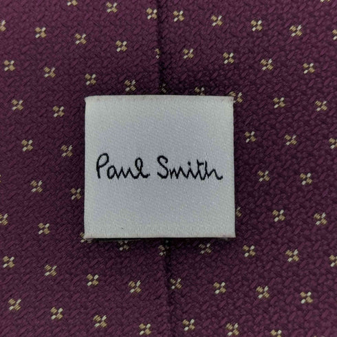ポールスミス Paul Smith 花柄 シルクネクタイ メンズ