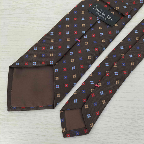 ポールスミスロンドン Paul Smith LONDON 花柄 シルクネクタイ メンズ