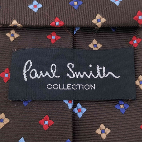 ポールスミスロンドン Paul Smith LONDON 花柄 シルクネクタイ メンズ
