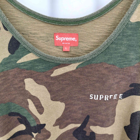 シュプリーム Supreme Rocksteady Tank Top ロックステディ カモフラ総柄 ノースリーブ タンクトップ カットソー メンズ L