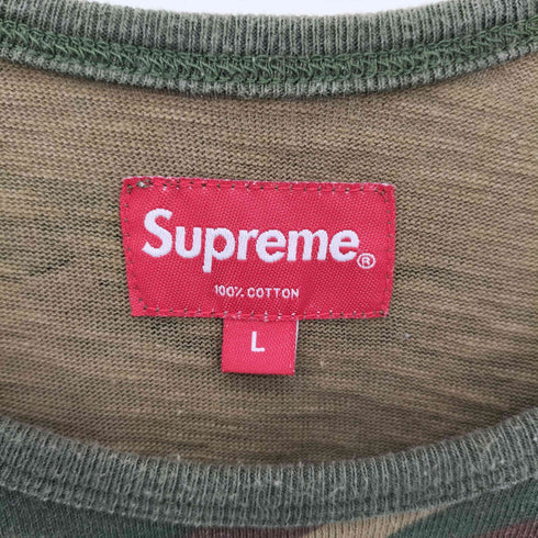 シュプリーム Supreme Rocksteady Tank Top ロックステディ カモフラ総柄 ノースリーブ タンクトップ カットソー メンズ L
