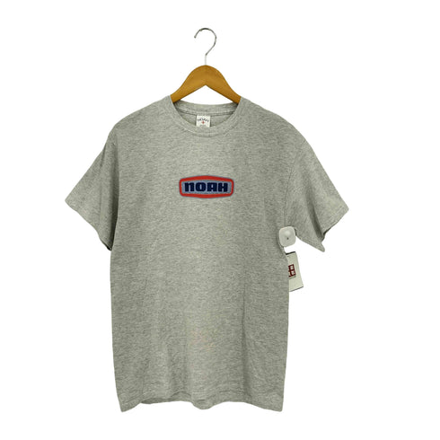 ノア NOAH フロントレトロロゴプリント クルーネック半袖Tシャツ カットソー メンズ M