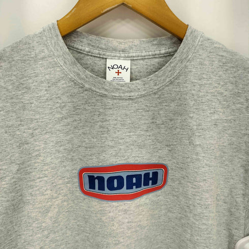 ノア NOAH フロントレトロロゴプリント クルーネック半袖Tシャツ カットソー メンズ M