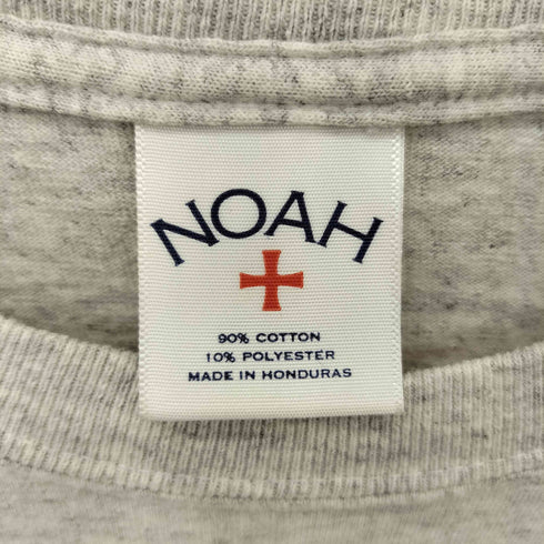 ノア NOAH フロントレトロロゴプリント クルーネック半袖Tシャツ カットソー メンズ M