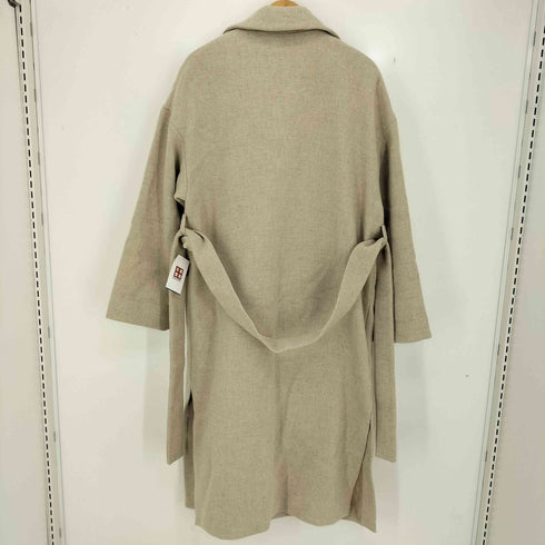 ザラ ZARA BELTED WOOL COAT ベルト付き ウールコート レディース import:M