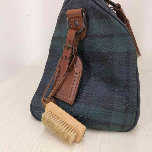 ポロバイラルフローレン Polo by RALPH LAUREN ブラックウォッチ ミニボストンバッグ メンズ