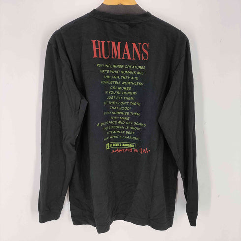 キャラクタープリントロングスリーブTシャツ メンズ JPN:XL