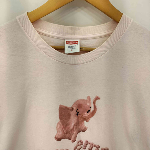 シュプリーム Supreme Elephant Tee エレファント ロゴプリント クルーネック半袖Tシャツ カットソー メンズ L