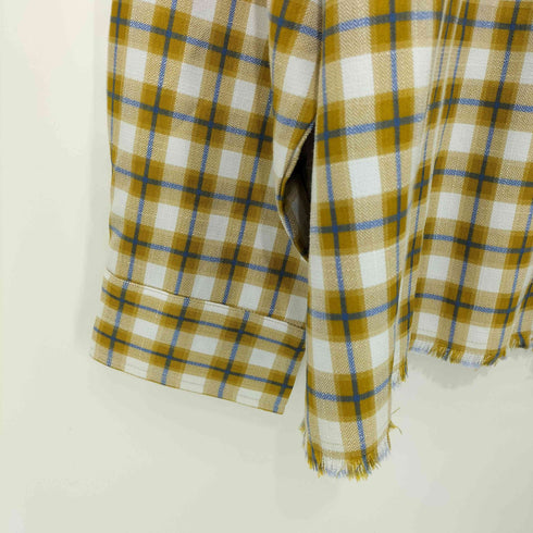 GIDEAL. tiger embroidery cut check shirts メンズ JPN:2