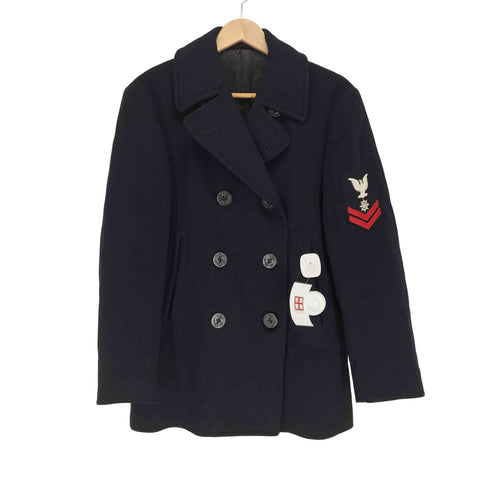 NAVAL CLOTHING FACTORY 40-50s ピーコート メンズ 36