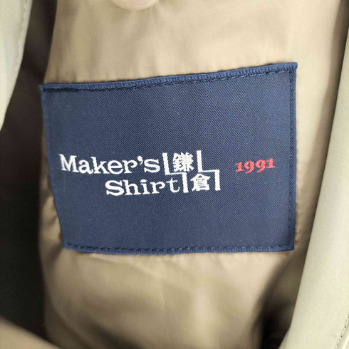 メーカーズシャツカマクラ Makers Shirt 鎌倉 ダウン スタンカラー コート メンズ JPN:M
