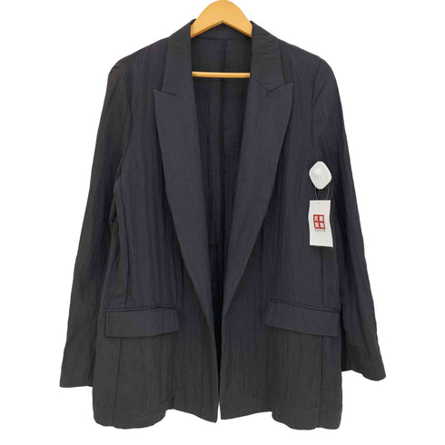 ザラ ZARA リンクルエフェクト オープン ジャケット レディース import:L