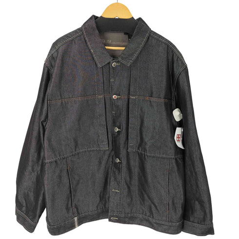 メッカ mecca 90S カバーオール ブラックデニム ジャケット メンズ import:XXL