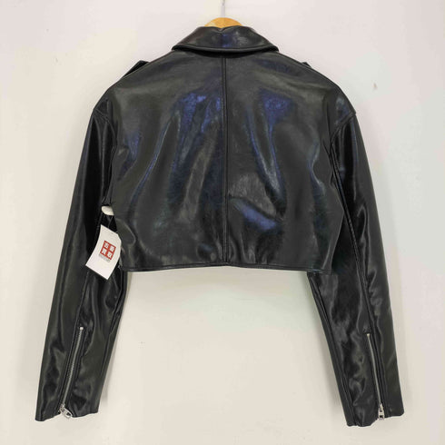 ザラ ZARA ショート丈 レザージャケット レディース import:XS