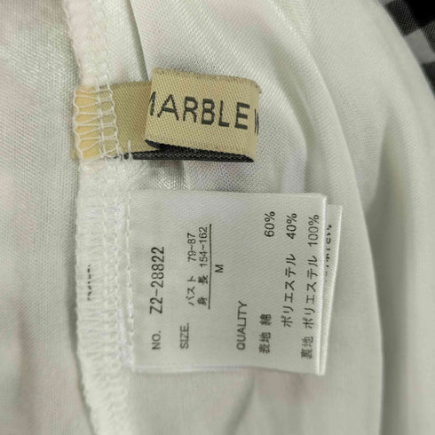 マーブルワルツ MARBLE WALTZ マドラスチェックキャミワンピース レディース