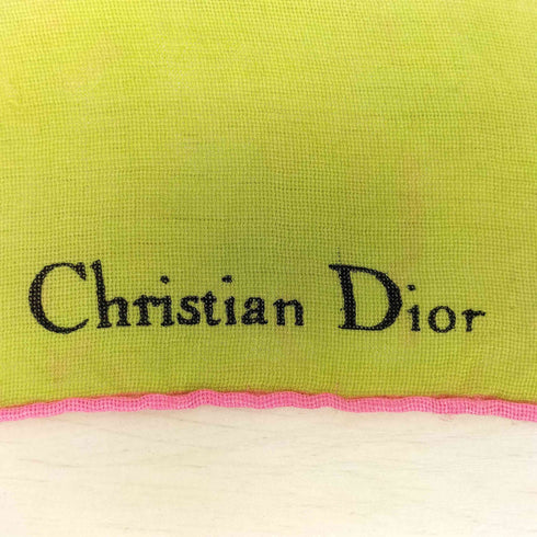 クリスチャンディオール Christian Dior 総柄 シアースカーフ レディース