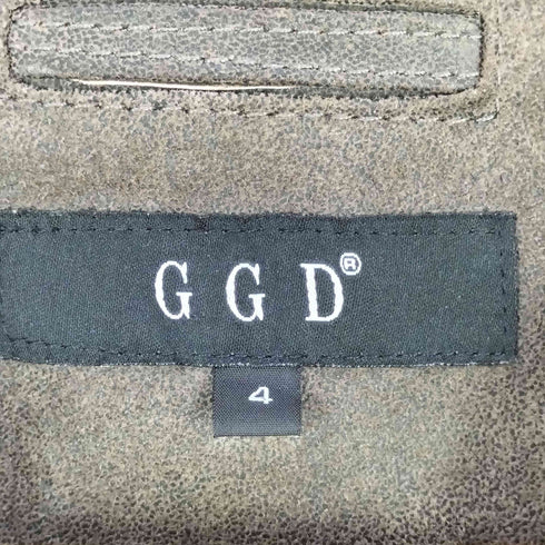 ジージーディー GGD ピッグレザー ステンカラー ジップブルゾン メンズ JPN:4