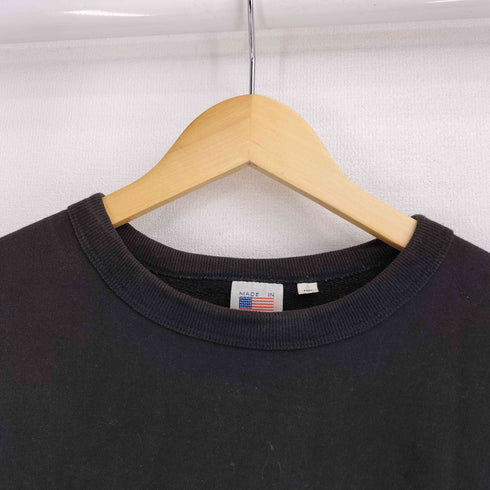 アヴィレックス AVIREX USA製 ロゴプリント S/S スウェットシャツ メンズ import:XL