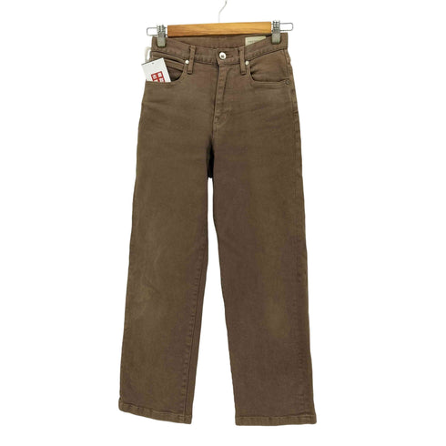 ファクトタム FACTOTUM ガーメントダイ ストレート デニム パンツ レディース JPN:34