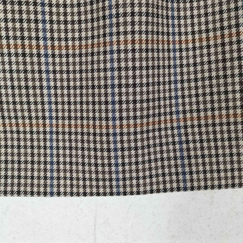 バーバリーズ BURBERRYS WILLIAM BROWN チェック柄ウールスカート レディース