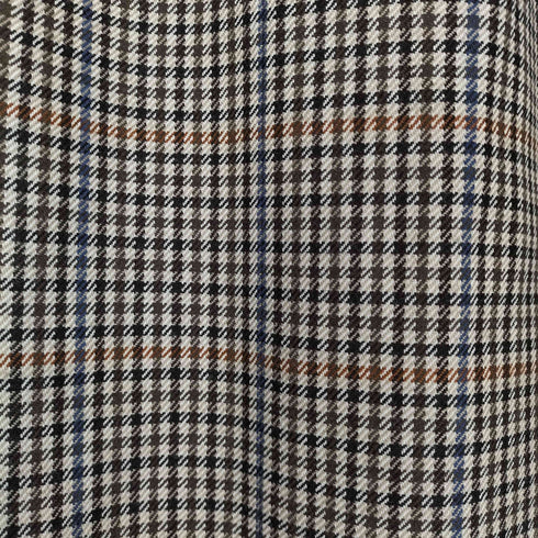 バーバリーズ BURBERRYS WILLIAM BROWN チェック柄ウールスカート レディース