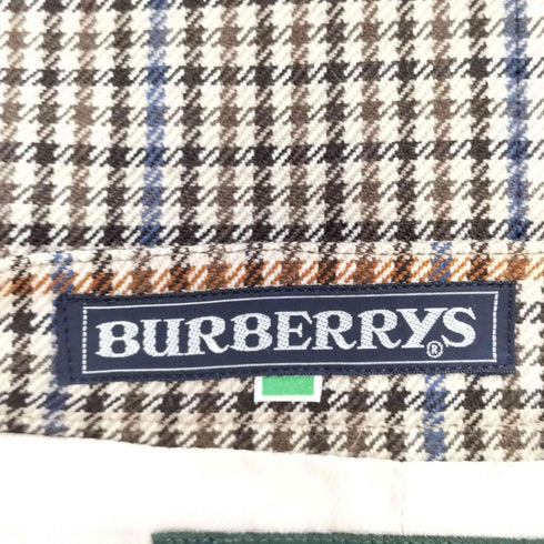 バーバリーズ BURBERRYS WILLIAM BROWN チェック柄ウールスカート レディース