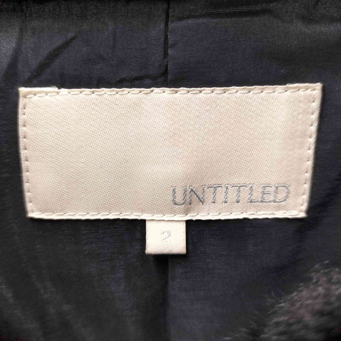 アンタイトル UNTITLED ファー付き ツイード ブルゾン レディース JPN:2