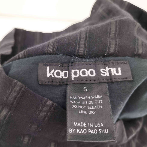 kao pao shu USA製 ウエストデザイン ワイド ショーツ ジョーツ レディース S