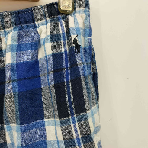 ポロバイラルフローレン Polo by RALPH LAUREN ポニー刺繍 コットンリネン チェック イージーショーツ メンズ JPN:L