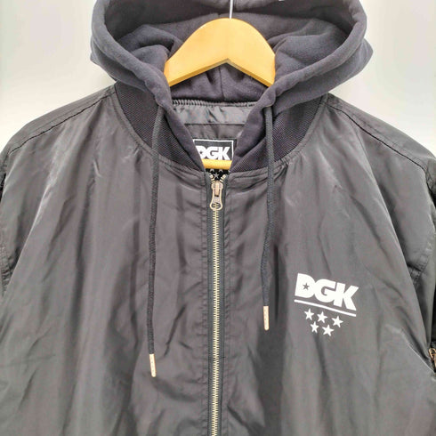 DGK フード付き ボンバー ジャケット メンズ import:L