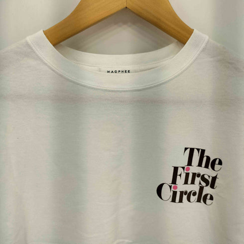 マカフィー MACPHEE コットンロゴプリント 半袖Tシャツ カットソー レディース S