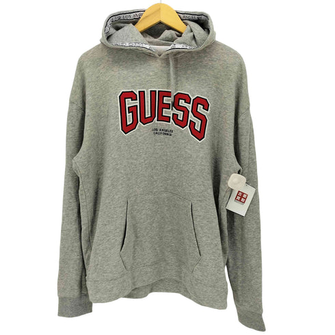 ゲス GUESS FASHION FIT カレッジロゴ プルオーバーパーカー メンズ import:M