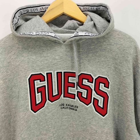 ゲス GUESS FASHION FIT カレッジロゴ プルオーバーパーカー メンズ import:M