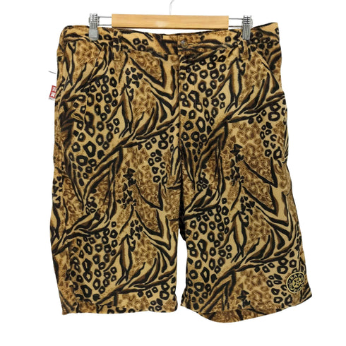 ANDSUNS ジッパーフライ レオパード バギーショーツ メンズ JPN:XXL