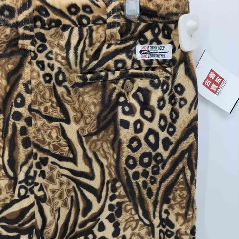 ANDSUNS ジッパーフライ レオパード バギーショーツ メンズ JPN:XXL