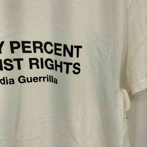 フォーティーパーセントアゲインストライツ FPAR FORTY PERCENT AGAINST RIGHTS ロゴプリント クルーネック半袖Tシャツ カットソー メンズ M