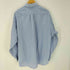 トミーヒルフィガー TOMMY HILFIGER 100s Two PLY コットン ボタンダウン L/S ストライプ シャツ ビックサイズ メンズ import:XL