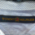 トミーヒルフィガー TOMMY HILFIGER 100s Two PLY コットン ボタンダウン L/S ストライプ シャツ ビックサイズ メンズ import:XL
