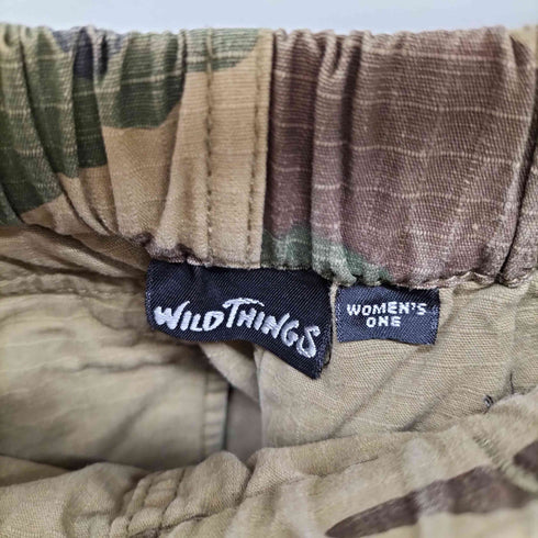 ワイルドシングス WILD THINGS 迷彩ショートパンツ レディース ONE SIZE
