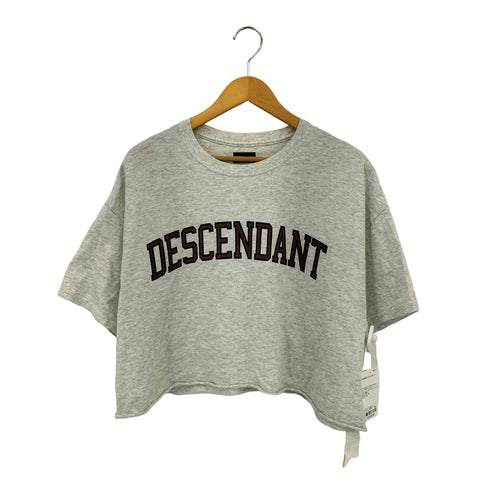ディセンダント DESCENDANT アーチロゴプリント クロップド クルーネック 半袖Tシャツ カットソー レディース