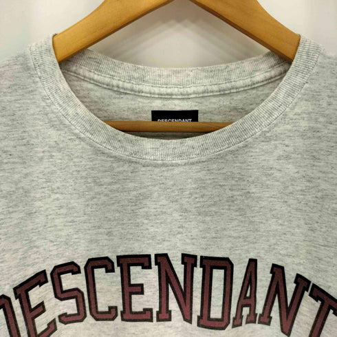 ディセンダント DESCENDANT アーチロゴプリント クロップド クルーネック 半袖Tシャツ カットソー レディース
