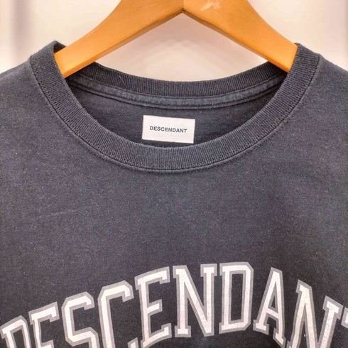 ディセンダント DESCENDANT アーチロゴプリント クロップド クルーネック 半袖Tシャツ カットソー レディース