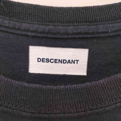 ディセンダント DESCENDANT アーチロゴプリント クロップド クルーネック 半袖Tシャツ カットソー レディース