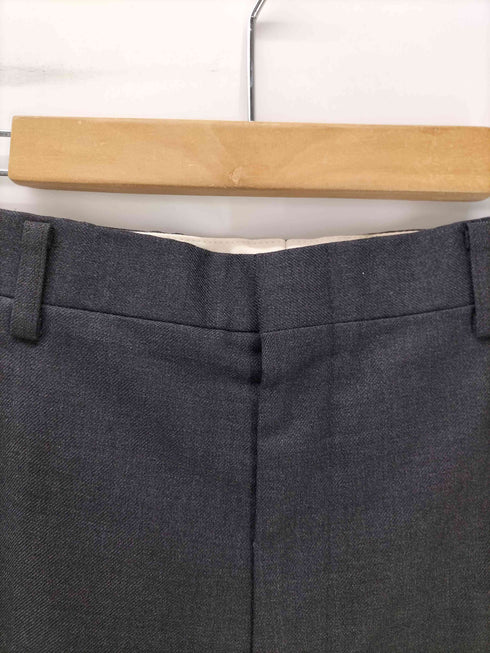 バーバリー BURBERRY 80-90s ウール ノータック センタープレス ワイド スラックス メンズ