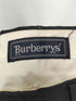バーバリー BURBERRY 80-90s ウール ノータック センタープレス ワイド スラックス メンズ